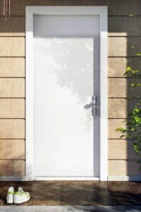 usa exterior casa culoare alba