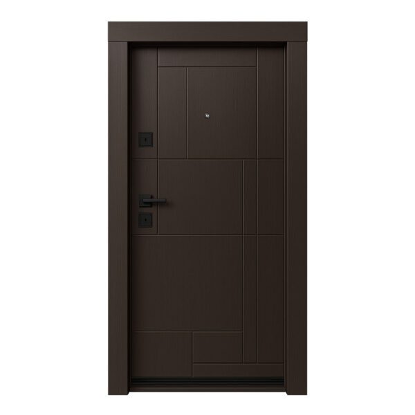 usa antiefractie apartament culoare wenge maro inchis